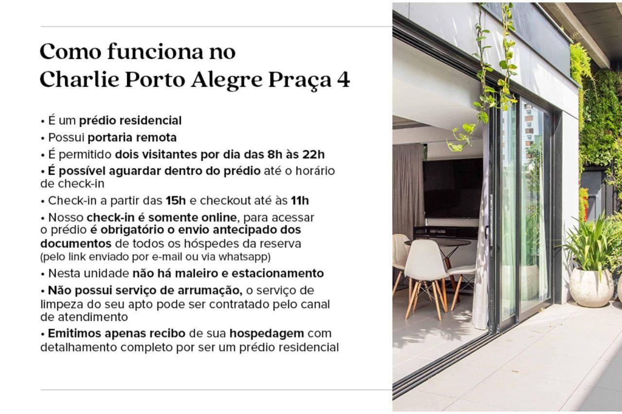 Apartmán Charlie Porto Alegre Praca 4 Exteriér fotografie